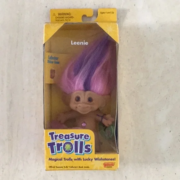 Treasure Trolls Toys Treasure Trolls Vintage 998 Toy Leenie